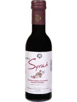 Οινοποιείο Τυρνάβου Syrah Κρασί Ερυθρό Ξηρό 185ml