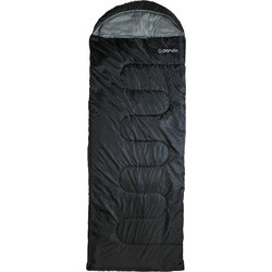Panda Ranger Hood Plus Sleeping Bag Μονό 3 Εποχών Μαύρο 12308