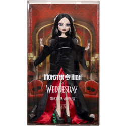 Mattel Monster High Wednesday Morticia Addams Skullector