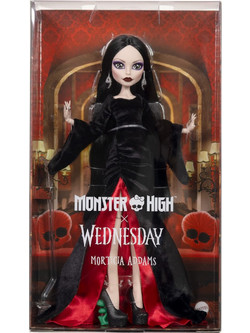 Mattel Monster High Wednesday Morticia Addams Skullector