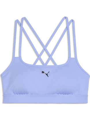 Puma Move Strappy Αθλητικό Μπουστάκι με Μέτρια Στήριξη & Αφαιρούμενη Ενίσχυση Λιλά 528676-60