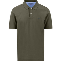 Fynch Hatton Ανδρική Μπλούζα Polo Κοντομάνικη Χακί 96131700-719