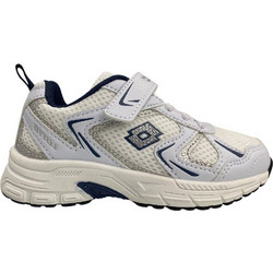 Lotto Παιδικά Sneakers Μπεζ Ασημί Μαύρα Γκρι 2601050K