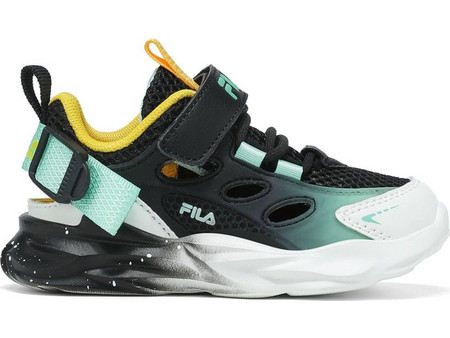 Fila Παιδικά Παπουτσοπέδιλα για Αγόρι Ανατομικά Μαύρα Πράσινο Mint 7YF61009-050