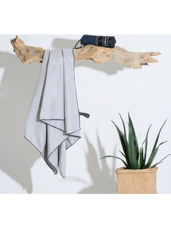 Melinen Πετσέτα Θαλάσσης Microfiber Ασημί 80x170cm 20005715
