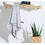 Melinen Πετσέτα Θαλάσσης Microfiber Ασημί 80x170cm 20005715