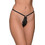 Milena By Paris Γυναικείο Sexy String με Δαντέλα Μαύρο 6881
