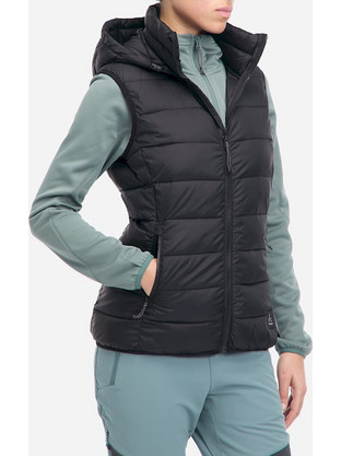 McKINLEY Erika Αμάνικο Γυναικείο Μπουφάν Puffer Μακρύ Μαύρο 432424-057