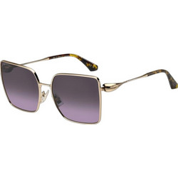 Etro 0138/S 000/DG Γυναικεία Γυαλιά Ηλίου Τετράγωνα Μεταλλικά Χρυσά με Μωβ Φακό