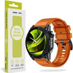 Mobile Origin Easy Strap Λουράκι Σιλικόνης Orange (Universal 26mm)