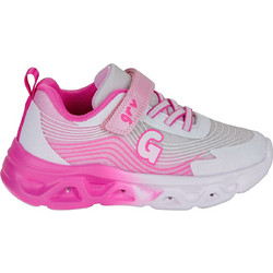 Garvalin Παιδικά Sneakers με Φωτάκια Γκρι Φούξια 262725-D113
