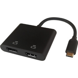 Deltaco USB-C Docking Station με HDMI και Σύνδεση 2 Οθονών