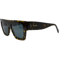 Celine CE40014I-52N Γυαλιά Ηλίου Τετράγωνα Κοκάλινα Ταρταρούγα με Μαύρο Φακό