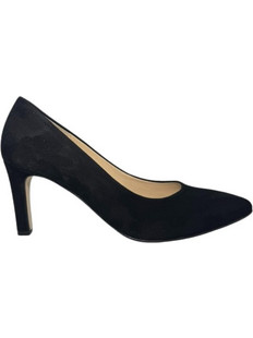 Gabor Γόβες Suede με Λεπτό Ψηλό Τακούνι Μαύρες 3135-2