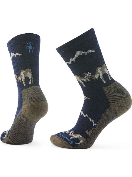 Smartwool Ανδρικές Κάλτσες Ψηλές με Σχέδια Πολύχρωμες SW002679092
