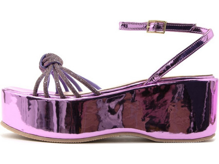 Bacali Collection Καλοκαιρινές Γυναικείες Πλατφόρμες Χαμηλές Ροζ 
BCL-A23-M3