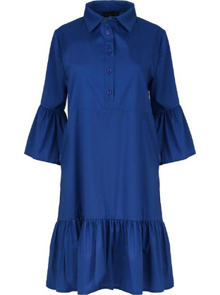 Conquista Mini Καθημερινό Φόρεμα Royal Blue C221-130-12