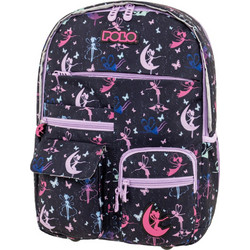 Polo Youngster Fairy Σχολική Τσάντα Πλάτης Δημοτικού Μαύρη 901068-8441