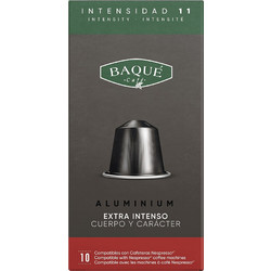 Caf?s Baqu? Κάψουλες Espresso Extra Intenso Συμβατές με Μηχανή Nespresso 10τμχ