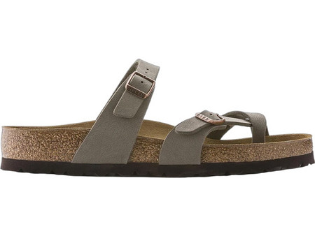Birkenstock Mayari Δερμάτινα Ανδρικά Σανδάλια Ανατομικά Χακί 71071