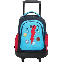 Lyc Sac Red Arrow Σχολική Τσάντα Τρόλεϊ Δημοτικού Πολύχρωμη 03647