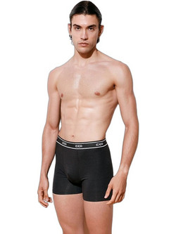 Ider Ανδρικά Μποξεράκια Σετ 2Pack Μαύρα 3504-2P