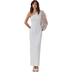 Mix & Match Elodie Maxi Καλοκαιρινό Φόρεμα για Γάμο / Βάπτιση Λευκό SS2609