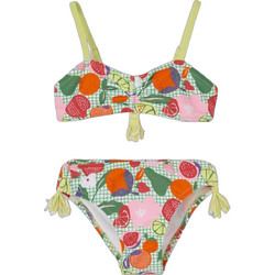 Boboli Παιδικό Μαγιό Bikini Set για Κορίτσι Πράσινο Mint Κόκκινο 453068-9791