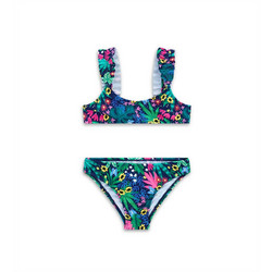 Original Marines Παιδικό Μαγιό Bikini Set για Κορίτσι Πετρόλ Φούξια DFP3356F
