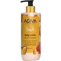 Agiva Peach Ενυδατική Lotion Σώματος 500ml