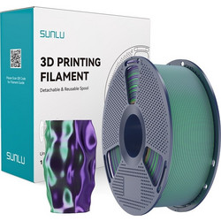 Sunlu Silk PLA+ 1.75mm Green Purple 1Kg