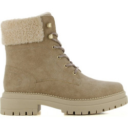 Safety Jogger Γυναικεία Αρβυλάκια Suede Μπεζ με Χοντρό Χαμηλό Τακούνι SJ621688