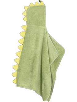 Nima Super Dino Παιδικό Πόντσο Θαλάσσης Microfiber Πράσινο 120x70cm 37003
