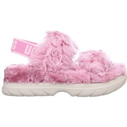 UGG Fluff Sugar Γυναικεία Σανδάλια Ροζ 1119999-PINK