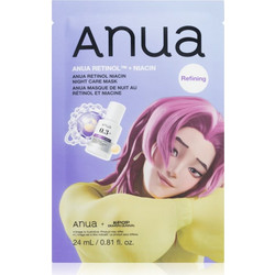 Anua K-Pop Demon Hunters Retinol Niacin Night Care Sheet Μάσκα Προσώπου για Αντιγήρανση & Ενυδάτωση με Υαλουρονικό 24ml