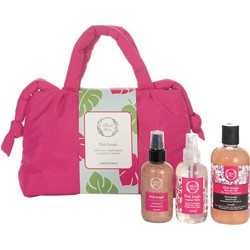 Fresh Line Summer Bag Pink Jungle Shower Gel 300ml + Fragrant Water 150ml + Shimmering Body Oil 150ml