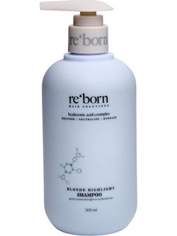 Re-Born Blonde Highlight Σαμπουάν για Προστασία Χρώματος για Βαμμένα Μαλλιά 300ml
