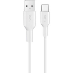 Puro USB-A to USB-C 1m White 8033830195990