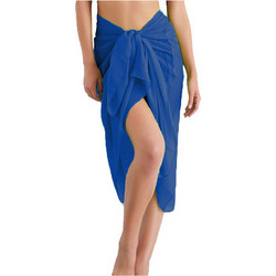 BLU4U Παρεό Μακρύ Royal Blue 25383000-14