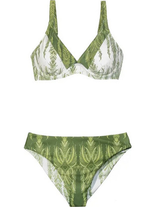 Solano Bikini Set Χακί 1504