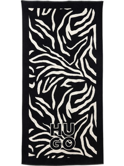 Hugo Fancy Πετσέτα Θαλάσσης Μαύρη 50561321-963