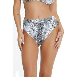 Bluepoint Ψηλόμεσο Bikini Slip Animal Print Λευκό Μαύρο 26065022-01