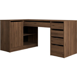 PoliHome Ada Γωνιακό Γραφείο Ξύλινο 158x98x76cm 163152349