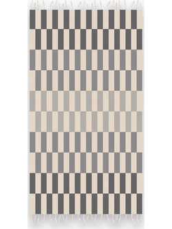 Nef-Nef Storin Πετσέτα Παρεό Θαλάσσης Γκρι 90x170cm 039988