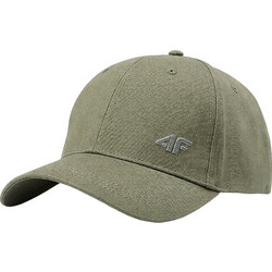 4F Καπέλο Jockey Υφασμάτινο Χακί 4FWSS26ACABU552-44S