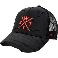 Watts Ανδρικό Καπέλο Jockey με Δίχτυ Snapback Υφασμάτινο Μαύρο 8-1RTRIBE-MC969