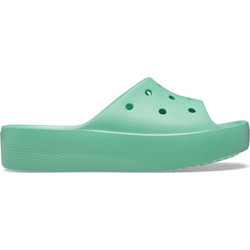 Crocs Γυναικείες Παντόφλες Καλοκαιρινές Flatforms Ανατομικές Αντιολισθητικές Βεραμάν 208180-3UG
