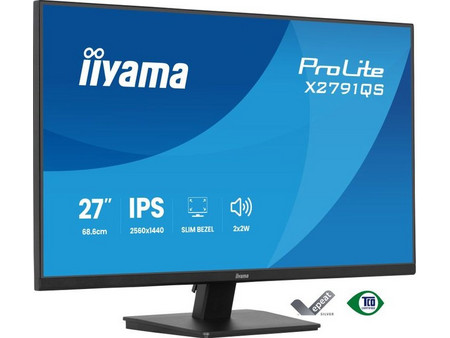 iiyama X2791QS-B1 IPS Monitor 27" 2560x1440 QHD 75Hz 1ms