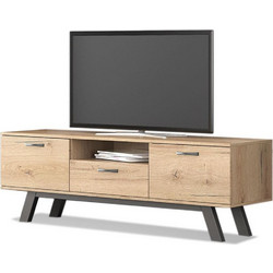 Savvidis Έπιπλο Τηλεόρασης Ξύλινο Latte Μ150xΠ44.5xΥ52cm 20363