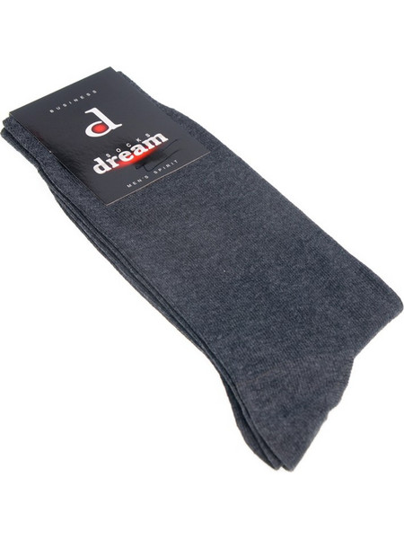Dream Socks Ανδρικές Κάλτσες Ψηλές Ανθρακί 1032